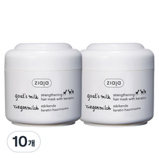 지아자 산양유 케라틴 헤어마스크, 200ml, 10개