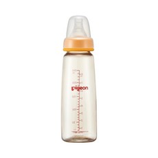 pigeon 貝親 一般口徑奶瓶, 240ml, 1瓶, 橘色