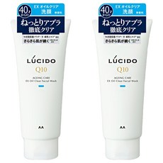 LUCIDO 倫士度 Q10男士去油洗面乳, 130g, 2條