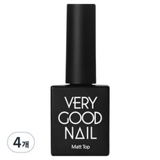 VERY GOOD NAIL 霧面上層凝膠, 透明, 4個