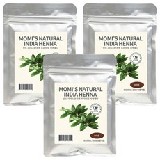 모미스 네츄럴 인디아 헤나 염색제 100g, 케미컬브라운, 3개