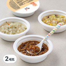 짱죽 반찬 B세트 (12~15개월부터), 명태데리야끼조림 + 들깨가루무나물 + 새콤이탕수육 + 새우고구마볶음, 400g, 2세트