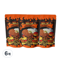 BULTA 地獄火咖哩 地獄辣味, 180g, 6個