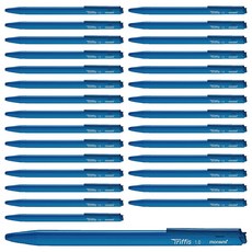 monAmi Triplus 三角原子筆 1.0mm, 36個, 藍色