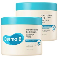 더마비 울트라 모이스처 바디크림 순한 바닐라 파우더향, 430ml, 2개