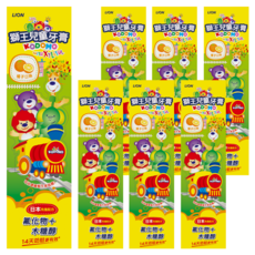 KODOMO 台灣公司貨 兒童牙膏 6歲以上 橘子, 45g, 7條