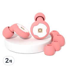 DK ONE 日常款美型防噪音耳塞 粉紅色A 1.3 x 1.5 cm, 2個, 2入