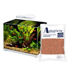 grovita Old Diamant 一體式立方體魚缸 ZGT-L40 + 地板 Biosand Red Normal 8kg, 混色