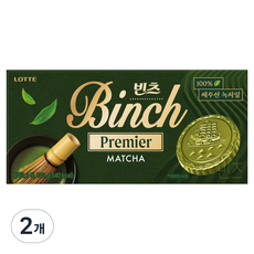 롯데웰푸드 빈츠 프리미어 말차, 102g, 2개