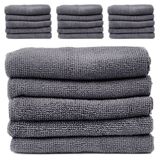 World Clean 高級經編超細纖維抹布 大型 灰色, 20個