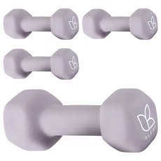 Aleaf 氯丁橡膠仙人掌啞鈴, 4個, 2kg