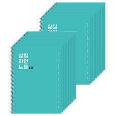 포포팬시 삽질 라인 노트, 민트, 20개