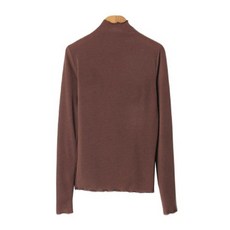 린다샵 여성용 무겨아 물결 폴라 긴팔 티셔츠 cpt13637k39