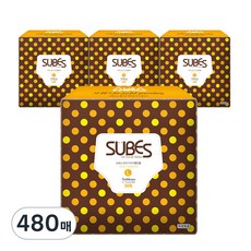 SUBES Noblesse尿布男女通用 中型 6~11kg 褲型, 大號 (L), 480張