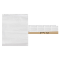 BangJiaShi 幫家適 霧面磨砂夾鏈袋 雙面16絲 有氣孔款, 50入, 1組