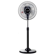 Windpia 立式電風扇 黑色 33cm, WA-370