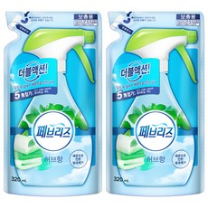 Febreze 風倍清 草本香味織物除臭劑補充裝, 320ml, 2個, 香草味