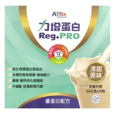 Affix 艾益生 力增蛋白 原味 高生理價蛋白質組合 多種珍貴胺基酸 優纖維, 24g, 1盒