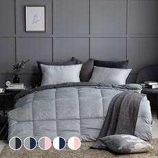 밀크디자인 솔리드 투톤 극세사 침구