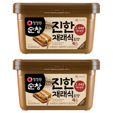 청정원순창 진한 재래식 된장, 2kg, 2개