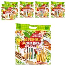 AJI OKASHI 味覺百撰 鄉村野菜之多蔬棒餅 Vegetable Stick Biscuit, 160g, 6袋
