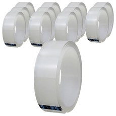 JOJO 無痕超強力矽膠雙面膠帶 2mm x 1m, 單一顏色, 12個