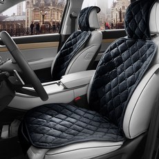 XFIT Le Blanc 超細纖維冬季椅套 前座, 黑色, 1個