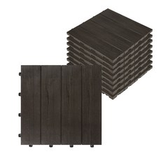 組合式地板, 9個, 棕色