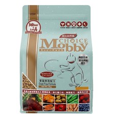 Mobby 莫比 全齡貓 愛貓無穀配方乾飼料, 1袋, 3kg, 鹿肉 + 鮭魚