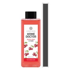 THE HERB SHOP 居家醫生補充油 + 纖維棒 5入組, 熟齡潔淨, 200ml, 1套