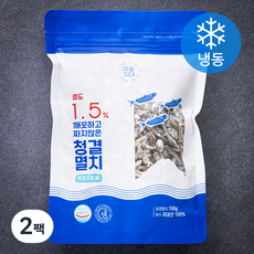 무풍지대 염도 1.5% 깨끗하고 짜지않은 청결멸치 볶음조림용 (냉동), 150g, 2팩