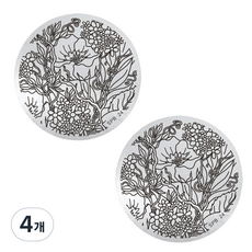 Beauty Pop 冬季版圓形美甲印花板, 24, 4個