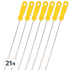 hibee 吸管清潔刷, 21個, 黃色