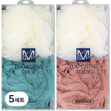 엠엔피라이프 고급형 샤워볼, 랜덤발송, 2개입, 5세트