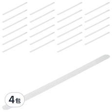 無痕防水防滑貼條12張 透明色 20 x 2cm 浴室防滑, 4包