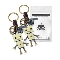 CARTEM I'm Robot 多用途鑰匙圈 CT188, 單一顏色, 2個
