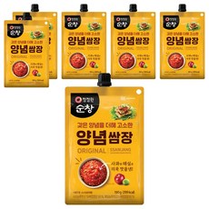 청정원순창 양념쌈장, 190g, 6개
