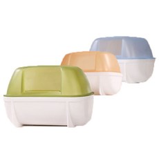 ZEZEPET 簡約方形倉鼠砂盆 L, 隨機出貨, 3個