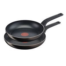 테팔 티타늄 액티쿡 프라이팬 세트 2개, 블랙커피, 프라이팬 24cm + 26cm, 1세트