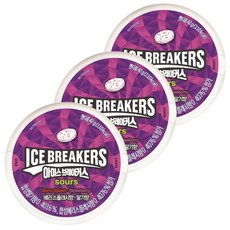 아이스브레이커스 베리스플레쉬&스트로베리향, 42g, 3개