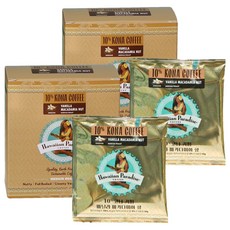 HAWAIIAN PARADISE COFFEE 香草夏威夷可娜KONA濾掛式咖啡, 10g, 6包, 2盒
