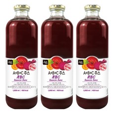 jun ABC蔬果汁, 1L, 3瓶