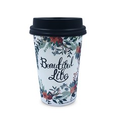 TOGOPACK 杯子 390ml+黑色蓋子, 100入, 1組