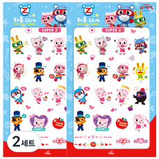 NBBEBE 小英雄超級傑克紋身貼紙臉部彩繪 Vicky NBTTS02-2 2p, 2組, 混色