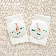 STARDOOR 嬰幼兒可愛刺繡網眼護膝 2入, 長頸恐龍, 1個