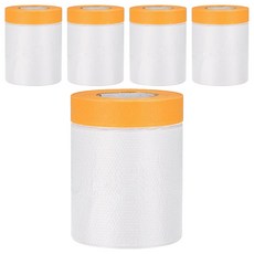 家具防塵膜 PE材質 55x2000cm 防水防塵 靜電吸附, 透明, 5捲