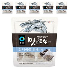 맛선생 멸치국물내기 티백, 80g, 6개