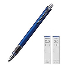 uni KURU TOGA ADVANCE Standard 自動鉛筆 海軍藍 M5-559 + KURU TOGA專用自動鉛筆芯 HB 2入組, 0.5mm, 1套