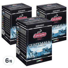 CARRARO Nespresso通用瓜地馬拉咖啡膠囊, 5.2g, 10顆, 6盒
