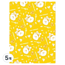 양지다이어리 기다려빵아 투포켓 화일, 랜덤발송, 5개